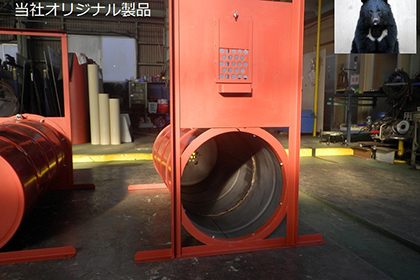 有害鳥獣檻の制作