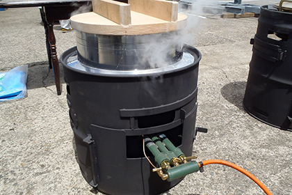 ドラム缶防災かまど「かまど太郎」